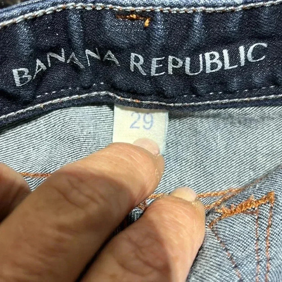 Banana Republic Boot cut, stretch, five pocket blue jeans - 29x32 - Picture 7 of 9